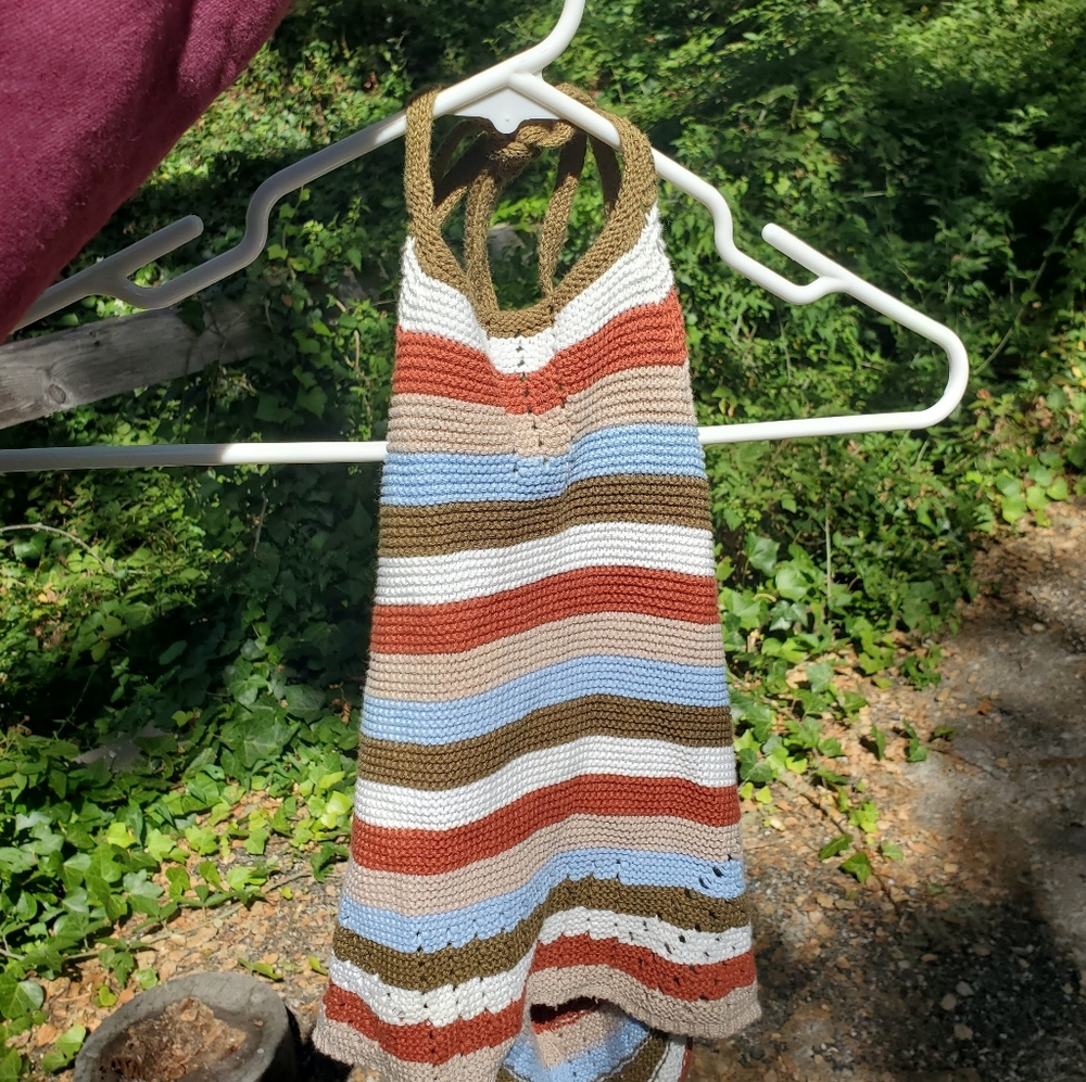 Backless Halter Top